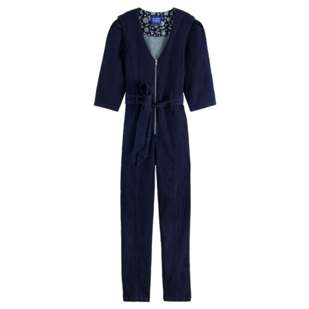 Scotch & Soda Stretch Denim Jumpsuit, Size M